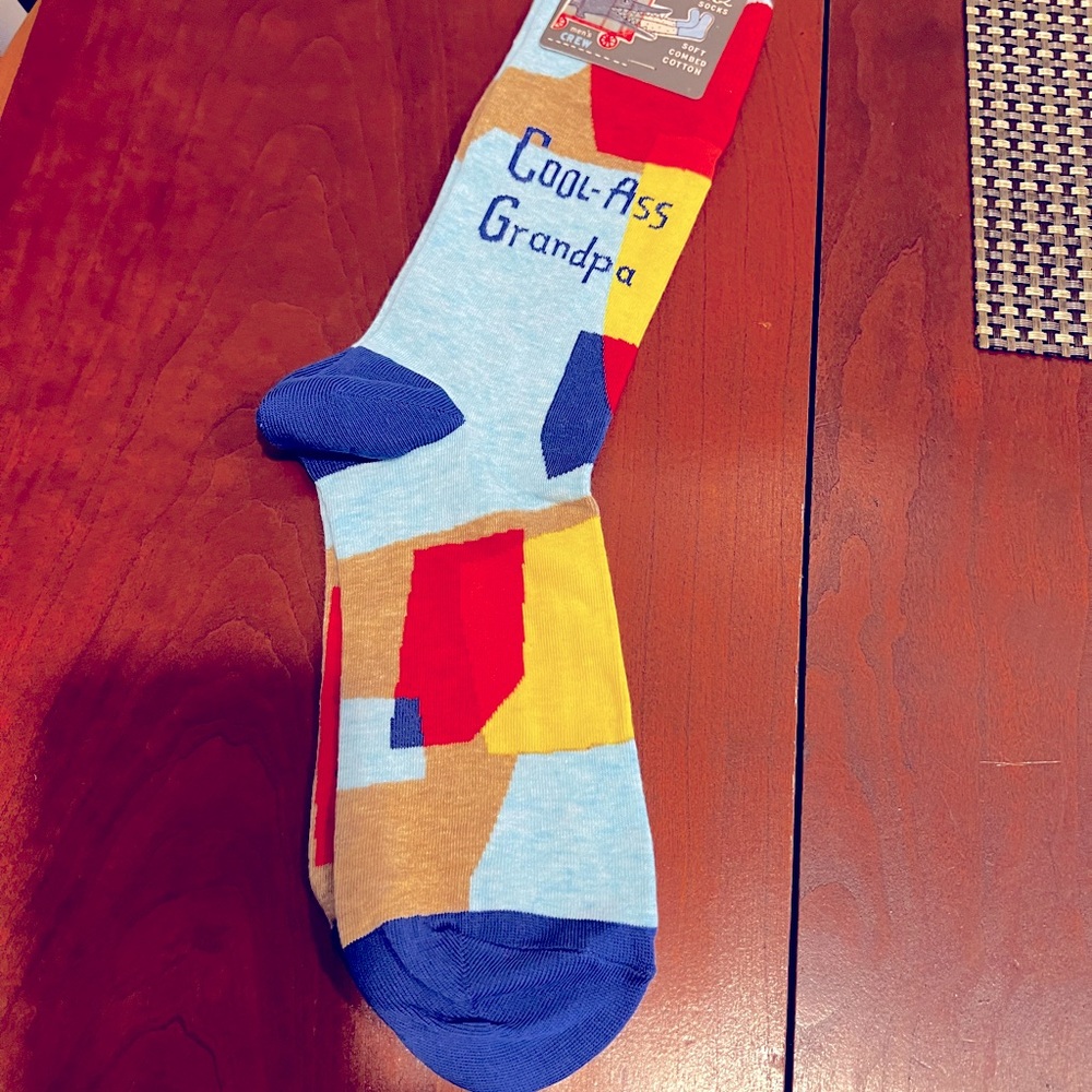 Men’s “cool Ass Grandpa” Sox size 7-11